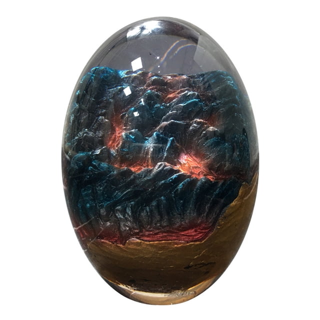 Resina De Cristal De Huevo De Dragón Transparente, Recuerdo Ornamental, Artesanía De Resina, Adornos De Escritorio Para El Hogar, Regalo Exquisito Speravity HA041332-01