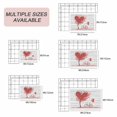 thumbnail image 6 of Valentine's Day Outdoor Rug 4x6 Ft, Non Slip Washable Area Rug, Red Love Trees Bicycles Balloons Wooden Patio Rugs Carpet Runner, Large Floor Mat for Indoor/Outdoor Deck Porch Camping, 6 of 8