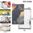 thumbnail image 5 of Coolnut Wolf- Beautiful Landscape Bath Towels Set 16×28 inches, Cotton Face Towel Water Absorbent Lightweight Quickdry Hand Towels for Bathroom Ktichen Travel Gym, 5 of 6