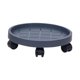 thumbnail image 1 of Soporte para plantas con ruedas para mover macetas, base transpirable, carrito redondo silencioso para flores Diámetro 33 cm, 1 of 8