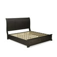 thumbnail image 2 of East West Furniture 5 Piece Bedroom Furniture Set with Modern Style Headboard Wood Bed Frame, Small Dresser, Makeup Mirror, and 2 Side Tables with Storage - Wire Brushed Walnut Finish, 2 of 8