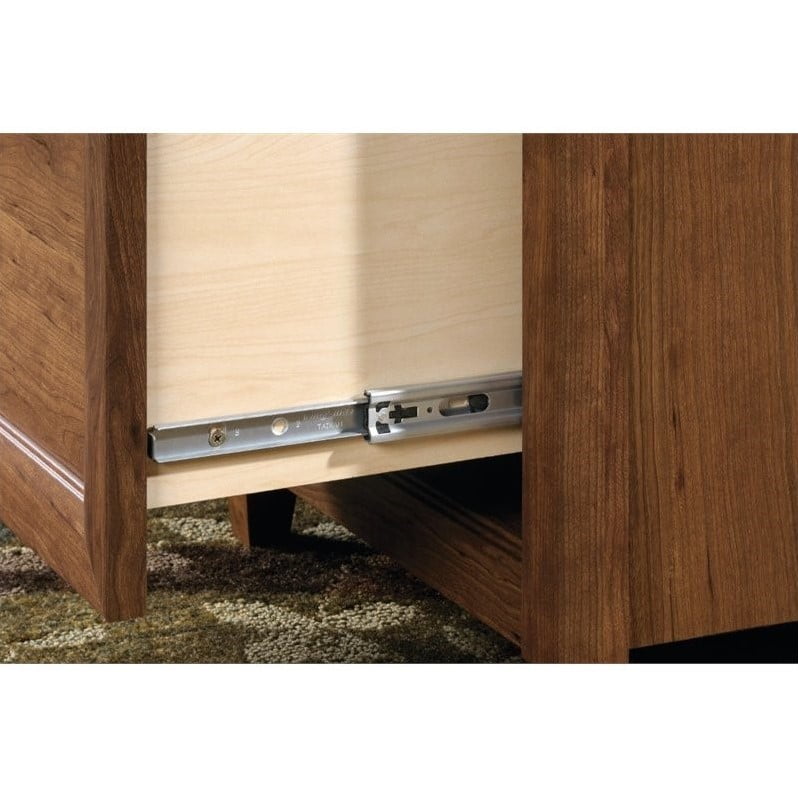 Sauder Edge Water Executive Desk In Auburn Cherry
