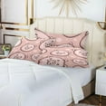 thumbnail image 6 of GZHJMY Cute Pigs Pillowcase Standard Size, Super Soft Pillow Shams Covers, Plush Cozy Pillow Cases with Zipper, 20" X 26"（87）, 6 of 6