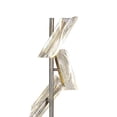 thumbnail image 2 of 62 Inch Floor Lamp, 3 Cylindrical Glass Shades, Antique Brass, Gold, 2 of 7