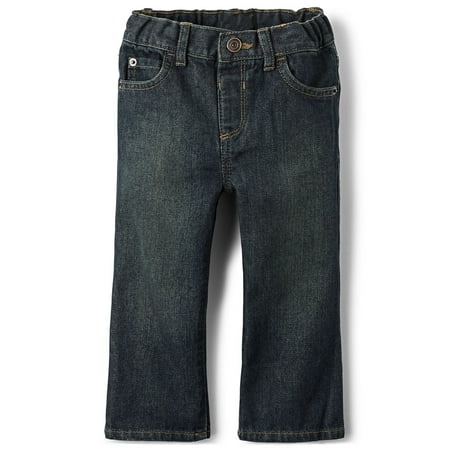 The Children's Place Baby & Toddler Boys Bootcut Denim Jeans, Sizes 6M-5T