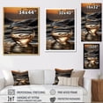 thumbnail image 4 of Designart "Harmonious Bronze Vase Brilliance" Abstract Still Lifes Floater Framed Wall Art Prints, 4 of 5