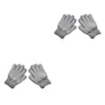 thumbnail image 3 of Minnieouse 1 par de guantes para niños pequeños Accesorio de ropa al aire libre Cubierta de calentamiento Punto antideslizante Guantes de punto gris claro 2piezas, 3 of 6