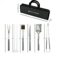 BBQ Grill Tool Set, Stainless Steel Barbecue Grilling Accessories with