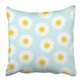 thumbnail image 1 of BSDHOME Yellow Daisy Floral With Daisies Flowers Blue Spring Pillowcase 18x18 inch, 1 of 1