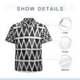 thumbnail image 7 of High Quality Hawaiian Shirts for Men Short Sleeve Aloha Beach Shirt Floral Summer Casual Button Down Shirts Blouses A783JJ, 7 of 7