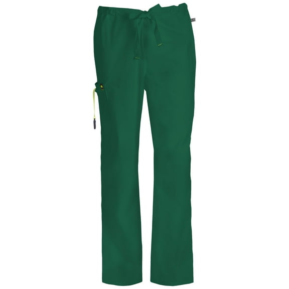 Code Happy Men's Drawstring Antimicrobial Cargo Scrub Bottoms