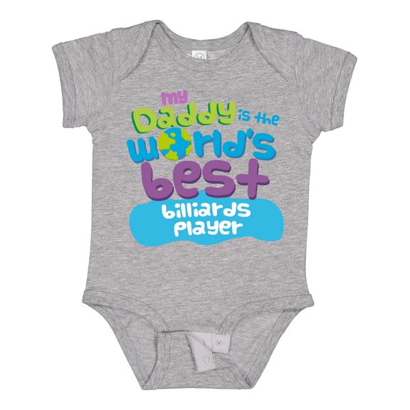 Inktastic Billiards Player Daddy Boys or Girls Baby Bodysuit