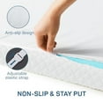 thumbnail image 6 of 3 Inch Cal King Mattress Topper With Cover, Foam Mattress Topper for Back Pain, Gel Infused Mattress Pad, 6 of 7
