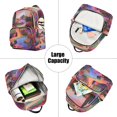 thumbnail image 5 of JIALIOU Mini Backpack Purse for Women Quilted Casual Daypack Small Travel Shoulder Bag, Woman Walking in Garden, 5 of 7