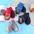 thumbnail image 2 of Guantes cálidos de invierno para niños con dibujos creativos de dinosaurios pequeños, gruesos y resistentes al frío, para esquí Mitch, 2 of 6