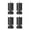 Black 10cm, variant on yotijay 4 Pieces M10 Thread Bed Frame Legs Alloy Professional Furniture Support Legs for Black 10cm