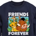 thumbnail image 3 of The Lion King - Simba Pumbaa, & Timon - Best Friends - Toddler & Youth Crewneck Fleece Sweatshirt, 3 of 5