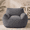 Gray, variant on SUMELL Bean Bag Chair for Adults, Giant Comfy Floor Sofa with Plush Fabric, High-Resilience Foam, Integrated Armrests, Beige