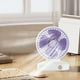 thumbnail image 4 of Ventilador Mini De Escritorio Recargable Por Usb De Tres Velocidades, De Plstico, 5 Pulgadas, 3 Velocidades, Porttil Para Oficina Y Hogar, 1 Unidad, Negro, UKHBMC, 4 of 8