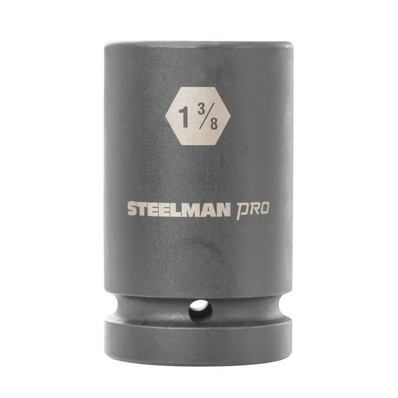 STEELMAN PRO 1-Inch Drive 1-3/8-Inch 6-Point Deep Impact Socket, 60539