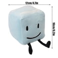 thumbnail image 3 of BFDI Plushies, Ice Cube Battle for Dream Island Plush Toys Pillows, BFDI Merch Storytime Buddy, Cute Stuffed Collectible Toys, Soft Plush Pillow Birthday Christmas Gifts for Boys Girls, 3 of 3