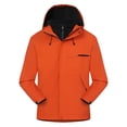 thumbnail image 4 of 3-in-1 Windbreaker Jacket for Women Men Fall Winter Detachable Fleece Windproof Waterproof Zip Up Ski Jacket Outerwear, 4 of 7