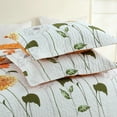 thumbnail image 5 of MarCielo  3 Pcs Cotton Floral Quilt Bedspread Set King, 5 of 6