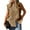 Khaki, variant on Women's Sleeveless Sweater Vest with Button Up Cable Knit Crew Neck Trendy Casual Loose Summer Cardigan
