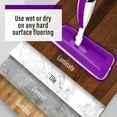 thumbnail image 3 of Spray Mop Sets Mops for Floor Cleaning Home or Commercial Wet Dry Mop with 400ml Refillable Bottle & 3 Microfiber Pads & 1 Scraper for hardwood Professional Flat Mop PURPLE, 3 of 8