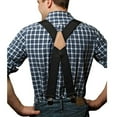 thumbnail image 3 of Hold’em Heavy Duty Work Suspenders - 2" Wide Adjustable for Adult Mens - Navy, 3 of 4