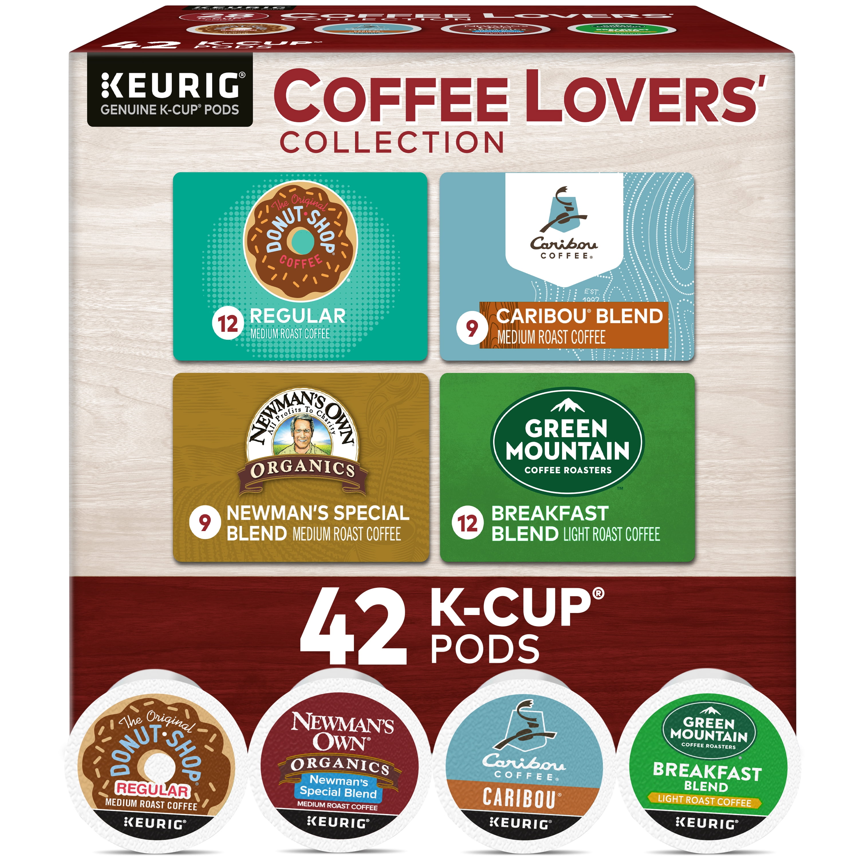 Keurig Coffee Lovers' Collection Variety Pack KCup Pods, 42 Count for