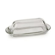 Anchor Hocking Glass Presence Butter Dish with Cover