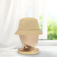 thumbnail image 2 of Bunblic Hat Display Mannequin Head Mannequin Head Model Fashion Tabletop Caps Storage Rack with Base for Shopping Mall Styling Drying Gold, 2 of 8