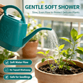 thumbnail image 3 of Large Capacity Watering Can Outdoor,1 Gallon Watering Can with Comfortable Handle Indoor Plant Watering Can Garden Plastic Watering Cans Long Spout for Indoor Outdoor Watering Plants(Green), 3 of 8