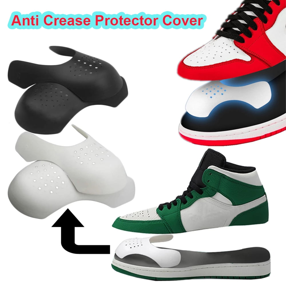 1 Pair Shoes Creases Shoe Toe Inserts Box Anti-Wrinkle Sneaker Toebox Protector White L EU 40-46 