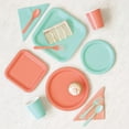 thumbnail image 2 of Paper Plates, 9 in, Coral, 16ct, 2 of 2