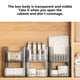 thumbnail image 5 of Xihbxyly Ofertas de Tadays Almacenamiento de Escritorio Transparente Que Se Puede Apilar con Una Caja de Almacenamiento de Cosméticos Combinada con Un Gabinete con Espejo y Una Caja Organizadora, 5 of 7