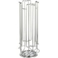 thumbnail image 1 of Spinning Coffee Capsule Holder For 24 Coffee Pods, Chrome Finish Coffee Pod Storage With Elegant Wire Framing, Durable Steel Construction, 360 Degree Rotation For Home Office, 1 of 7