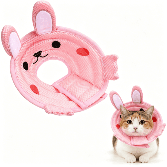 GASTROPOD Cat Cone Collar Soft Adjustable Cat Recovery Collar Waterproof Cone for Cats and Kittens After Surgery Stop Licking and Scratching Wounds Lightweight Comfortable Collars for Small Dogs