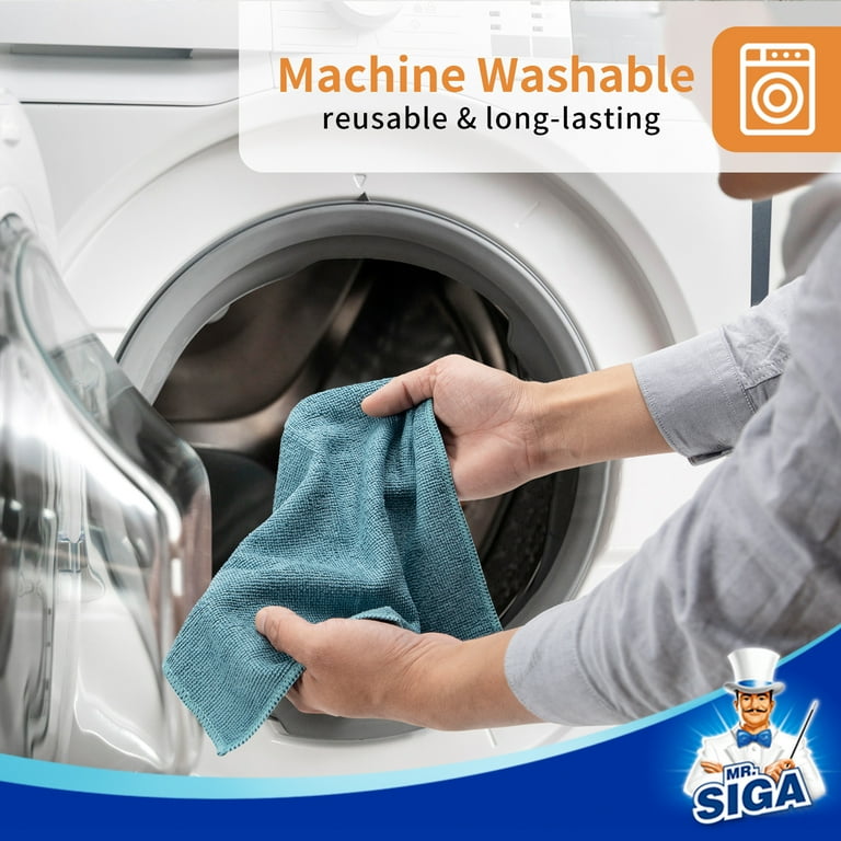 MR.SIGA Microfiber Cleaning Cloth, 50 Pack, 11.8-Inch photo 7