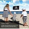 thumbnail image 2 of Flappin' Flags Prepare to Be Boarded - 2 ft x 3 ft Pirate Nylon Flag, 2 of 3