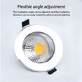 thumbnail image 2 of Moyic Luz descendente de techo de 220V y 3W para sala de estar, barra de oficina de Hotel, foco de aluminio empotrado ajustable, accesorios de Iluminación y accesorios Blanco Moyic HA066087-02, 2 of 6