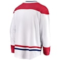 thumbnail image 3 of Men's Fanatics Branded White Montreal Canadiens Breakaway Away Jersey, 3 of 3