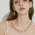 thumbnail image 5 of 1 set 120pcs 30 styles Chip Gemstone Charms with 304 Stainless Steel Jump Rings Golden & Stainless Steel color Mixed Dyed and Undyed 8x6~11x4mm Hole: 5.4mm 4pcs/style, 5 of 5