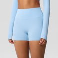 thumbnail image 6 of Lenpel Women's Workout Boyshorts Seamless High Waisted Athletic Yoga Shorts Running Biker Shorts, 6 of 7