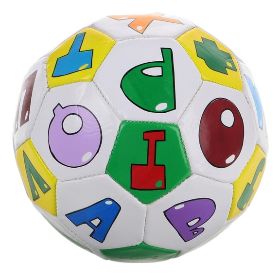 TABLZONE Durable Soft Soccer Ball for Indoor Home Use with Alphabet Pattern