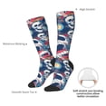 thumbnail image 4 of Naloa cool rock Skull Thigh High Socks Extra Long Stretchy Sock Women Over Knee High Opaque Stocking Daily Wear, 4 of 6