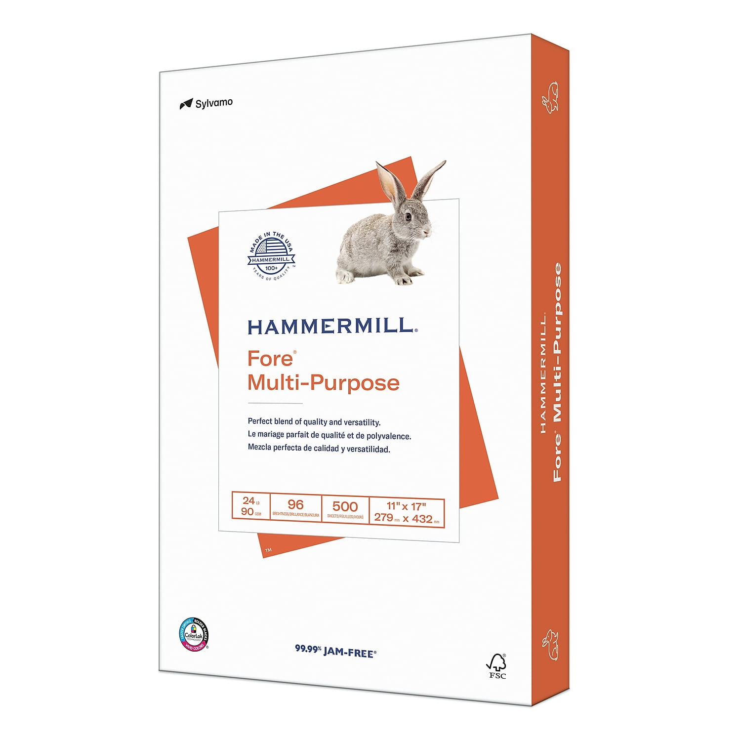 Hammermill Fore 11' x 17' Multipurpose Paper 24 lbs 96 Brightness 2638665