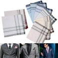 thumbnail image 2 of 10Pcs Mens Handkerchiefs Random Set Cotton Square Hanky Pocket Handkerchief, 2 of 8