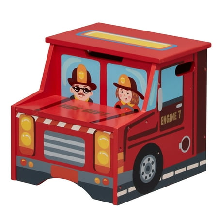 Wooden Step Stool - Fantasy Fields - Little Fire Fighters Step Stool